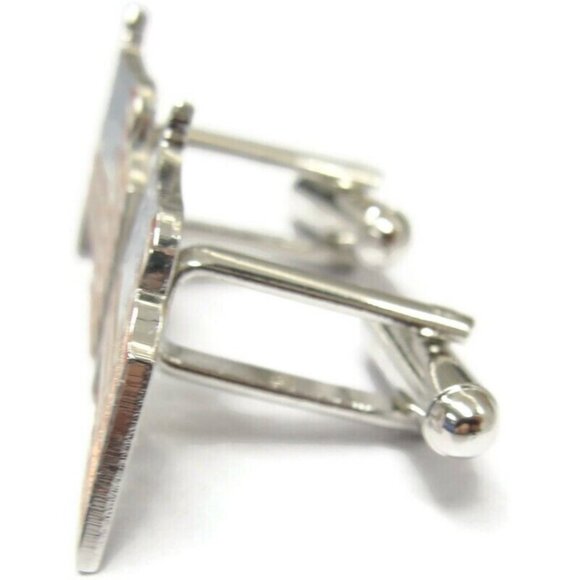 American Flag Cufflinks Shirt Formal Wedding Accessories Tux Vintage IOB - Picture 12 of 16